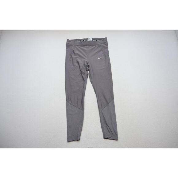 Nike Running Leggings Athletic Compression Performance Pants Womens Sz Large - Picture 1 of 7